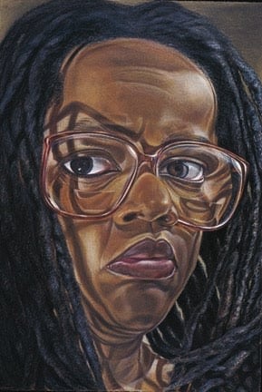 Diane Edison, Self Portrait with Glasses, 1997