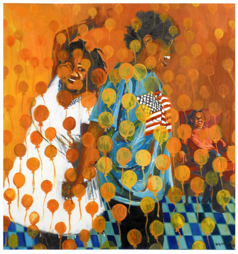 Beverly McIver
Me and Renee Dancing, 2004&amp;nbsp;
Oil on canvas
60 x 60 inches
BM13446

&amp;nbsp;
