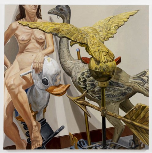 
Philip Pearlstein
MODEL WITH OSTRICH, EAGLE AND DUCK, 2009&amp;nbsp;
Oil on canvas
60 x 60 inches
PP13334

&amp;nbsp;