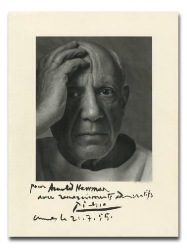 Sitters and Signatures: Autographed Portraits - Arnold Newman - Publications - Howard Greenberg Gallery