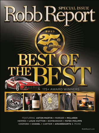 Howard Greenberg Gallery featured in 2013 Robb Report: 'Best of the Best'