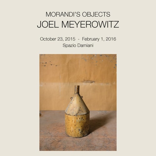 Joel Meyerowitz at Spazio Damiani: Morandi's Objects Exhibition