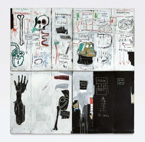 Basquiat's &quot;Flesh and Spirit&quot; earns more than $30 million at Sotheby's