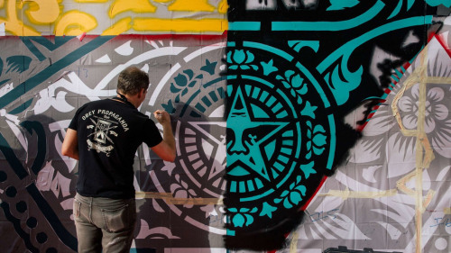 CNN | Shepard Fairey debuts at Middle East