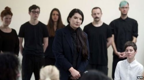 Marina Abramovic: Audience in tears at ’empty space’ show