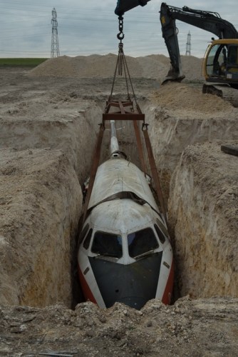 buried airplane