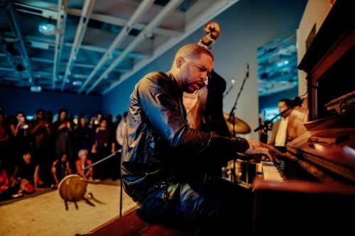 Jason Moran playing piano