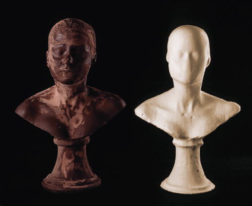 2 portrait busts, Antoni sculpture