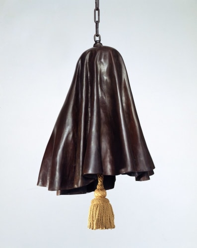 Janine Antoni,&amp;nbsp;Unveiling, 1994, Bronze bell with lead clapper, 21 x 15 x 13 inches (53.34 x 38.1 x 33.02 cm)
