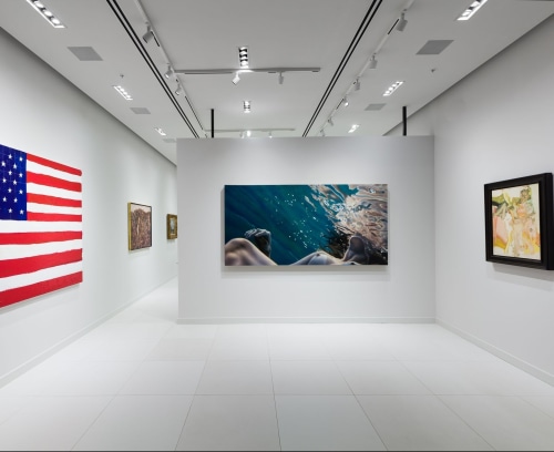 Installation view of Palm Beach Gallery