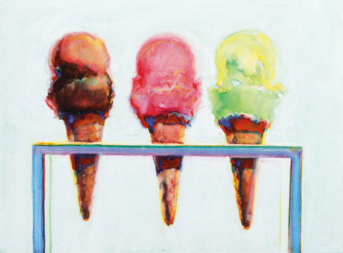 This Tempting Wayne Thiebaud Watercolor is the Perfect Summer Treat