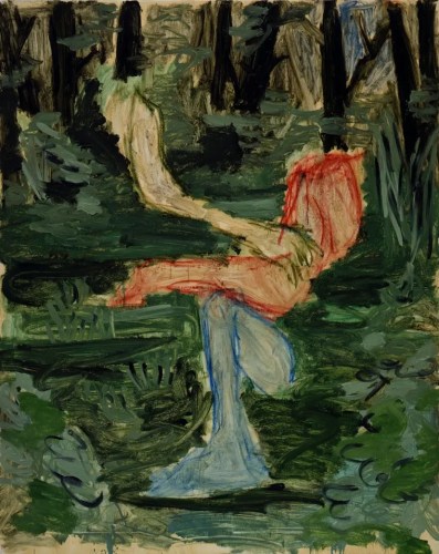 Markus Lüpertz, Frühling (nach Poussin)/ Spring (after Poussin), 1989. Oil on canvas. © 2025 Artists Rights Society (ARS), New York / VG Bild-Kunst, Bonn.