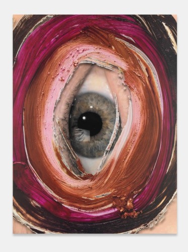 Image of an eye by Urs Fischer
