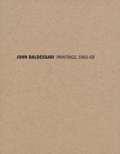 John Baldessari - Publications - Craig F. Starr Gallery