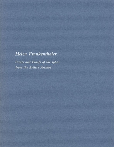 Helen Frankenthaler - Publications - Craig F. Starr Gallery