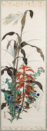 Kamisaka Sekka - Autumn plants and flowers - Artworks - Joan B Mirviss LTD | Japanese Fine Art | Japanese Ceramics
