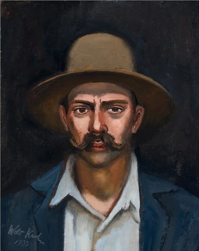 Woodsman, 1933 Oil on canvas, 20 x 16 inches
