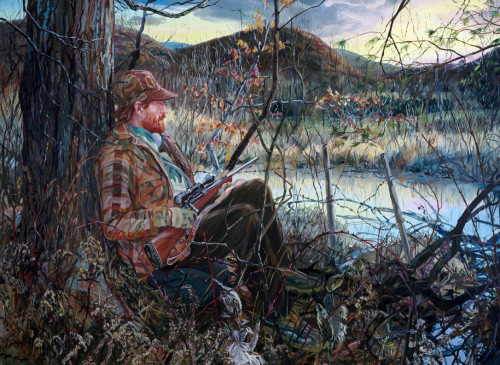 Carl Hunting, 1990, Oil on canvas