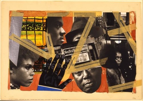 Romare Bearden, 110th Street Harlem Blues, c. 1972