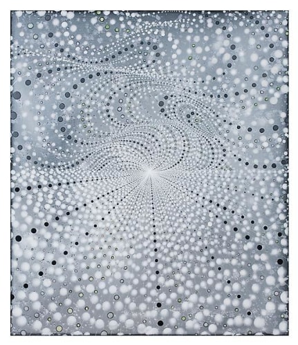 Whiteout, 2011. Acrylic on linen, 42 x 36 in.