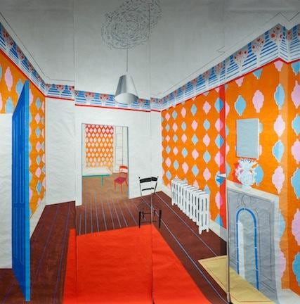 Ann Agee, Orange Room 2, 2010