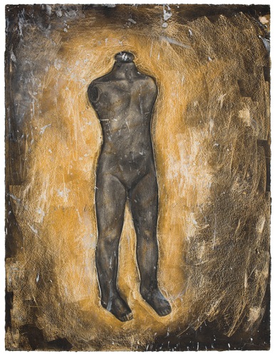 Namji, n.d., Oil stick and charcoal on paper