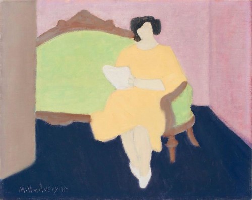Milton Avery The Green Couch, 1957