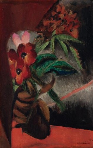 Flowers on Red Base, 1921