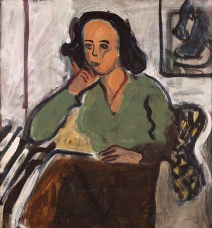 Portrait of a Woman in a Green Blouse, 1961