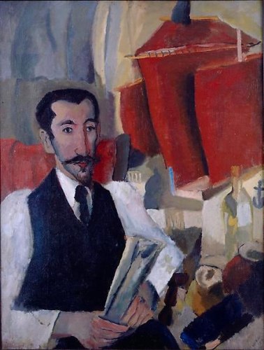 Man with Ship Model, 1918