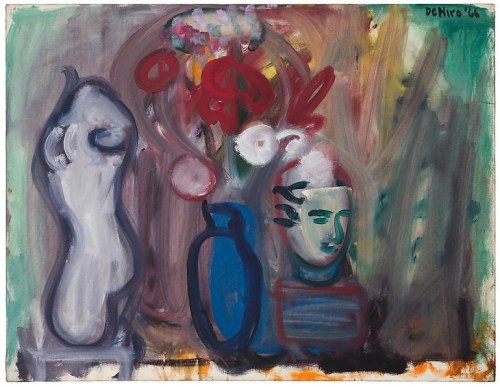 Flowers in a Blue Vase, 1966