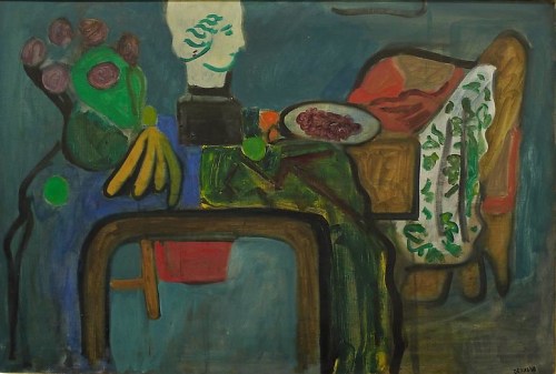 Untitled, 1960 Oil on linen, 36 x 54 inches