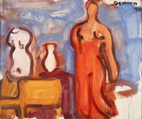 Studio Interior with Torso, Vase, Chair and Nude, 1970