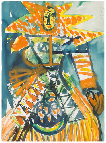 Carnival Eastern Star, 1984-87, Watercolor on paper
