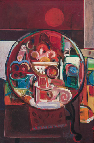 Still Life with Sunset, 1966, Oil on canvas