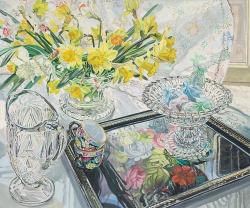 Black Tray and Daffodils, 1995