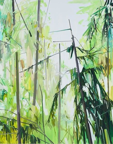 Trees, 2013 Oil on canvas, 84 x 66 inches