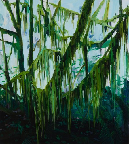 Moss and Branches, 2016, Oil on canvas