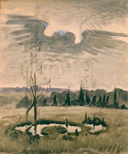 Charles Burchfield, Bird Wing Twilight, 1951