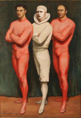 Trio, 1937 Oil on canvas, 72 x 50 1/4 inches