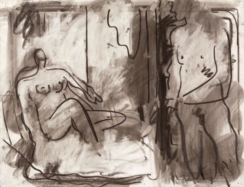 Studio Interior with Two Nudes, 1978