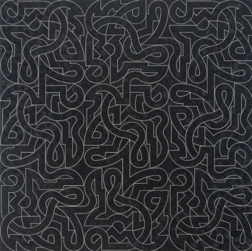 Cadence, 2015. Oil on linen, 72 x 72 inches.