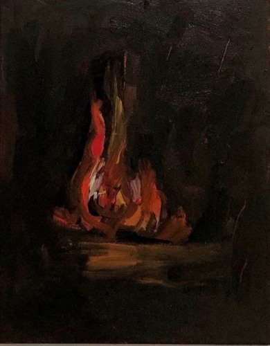 painting on canvas by Ricardo Gonzalez
