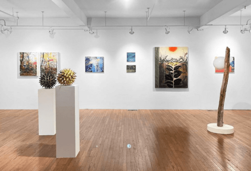 Installation view of "Lichtung" at Gaa Gallery