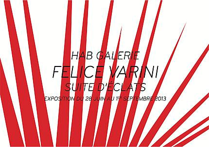 Felice Varini exhibits at HAB Galerie, Nantes