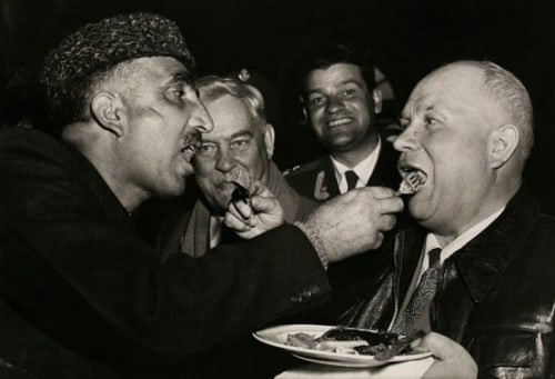 &quot;Politics of Dinner, Kasmir, India,&quot; 1956