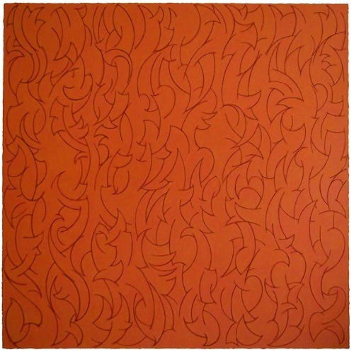 Hot Rise, 2007, Oil on canvas, 72 x 72&quot;