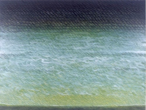 Swiftly, Lightly, 2005, Oil on canvas, 60 x 80&quot;