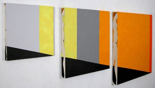 Susan Weil,  Peripheries II , 2004, Acrylic on board, 48 x 118&quot;
