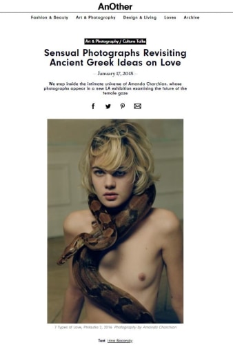 Future Feminine: Sensual Photographs Revisiting Ancient Greek Ideas on Love - Another Magazine